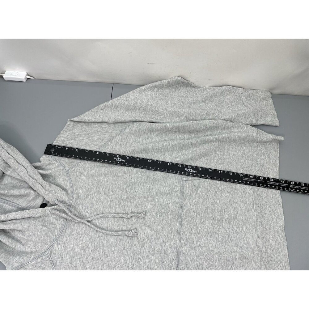 J. Crew Magic Rinse Pullover Hoodie Sweatshirt Oversized Gray Womens XL - Picture 7 of 8